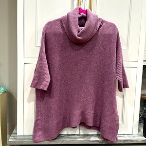 100% cashmere cowl neck sweater